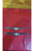 Resim SÜSLEN OTO 2 adet thunderbird metal kuş 23 cm genişliğinde 
