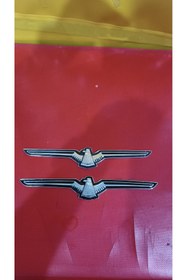 Resim SÜSLEN OTO 2 adet thunderbird metal kuş 23 cm genişliğinde 