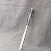 Resim 8-Row Altın Detangler Saç Fırçası, Naylon Kıllar, ABS Plastik Sap, Normal Saç Stili, Saç Bakım Aracı 