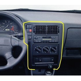 Resim Nova Vw Volkswagen Polo Hatchback Hb 1994-1999 Ön Torpido Konsolu Teyp Çerçevesi 6n1858069a 