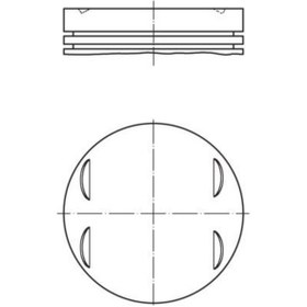 Resim Mahle 0831302 - Pıston Segman 0.50mm 84.50mm Bmw M54 B30 E46 E39 