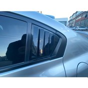 Resim Honda Civic Fb7 Kelebek Cam Vizörü Piano Black 2012-2015 