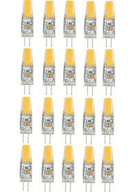 Resim 2.5 W 220V G4 Duy Led Kapsül Avize Ampulü 6500K Beyaz Işık KES008 20 Adet 