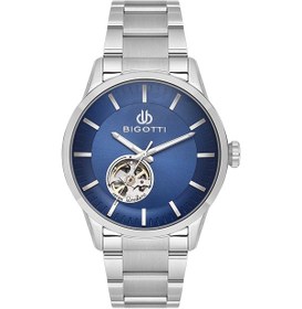 Resim Bigotti Erkek Kol Saati Esbg.b.10685-3 Metal Kordon 43 Mm Kasa Çapı Gümüş 