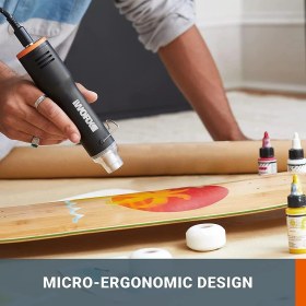 Resim Worx WX743.9 Makerx 20VOLT Profesyonel Sıcak Hava Tabancası (Akü Dahil Değildir) 