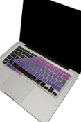 Resim Mcstorey Macbook Kılıf Air Pro Klavye Koruyucu Ingilizce Baskı (US-ABD) Ombre (ESKİ USB'Lİ MODEL 2008-2017) 