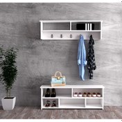 Resim Cantekyapımarket Venedik Portmanto Beyaz 