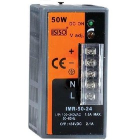 Resim 24vdc 2.1a 50w Ray Tipi Güç Kaynağı 