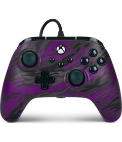 Resim Xbox Series X|s Için Powera Advantage Kablolu Kumanda - Lila Kamuflaj 