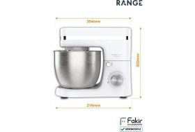Resim Fakir Range Fixroll Mutfak Şefi 1500 W Güçlü Motor 5 L Paslanmaz Çelik Hazne Beyaz Renk 