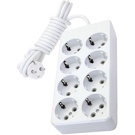 Resim Depa Topraklı Grup Priz 8'li 3 Metre Kablolu 3 1,5 