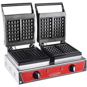 Resim Karacasan Endüstriyel Elektrikli Döküm Kare Waffle Makinesi 4 Lü Krcs.wmke.2 