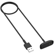 Resim Suofeng Fitbit Inspire 2 Akıllı Saat Şarj Kablosu Mıknatsız - 30 Cm Uzunluk - Siyah Renk 