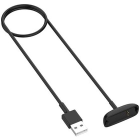 Resim Suofeng Fitbit Inspire 2 Akıllı Saat Şarj Kablosu Mıknatsız - 30 Cm Uzunluk - Siyah Renk 