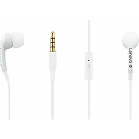 Resim Lenovo 100 In-Ear KulakIçi Mikrofonlu Kulaklık Beyaz 