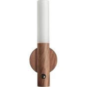 Resim CT-5250 Kumru Ahşap Renk Kablosuz Şarjlı Sensörlü LED Duvar Günışığı Rengi 