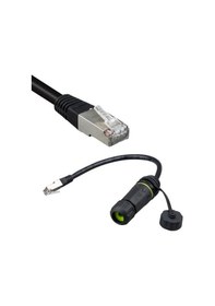 Resim Pm-24593 Erkek - Dişi Ip68 Su Geçirmez Rj45 Konnektör Powermaster 