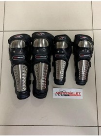 Resim Jiekai Motosiklet Dizlik Dirseklik Titanyum Korumalı Takım 