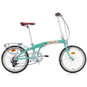 Resim Bianchi New Vintage Folding Katlanır Bisiklet 20 2025 