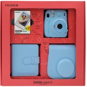 Resim Fujifilm Instax Mini 11 Kare Albümlü 20'li Filmli Mavi Box 