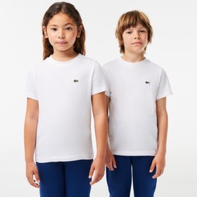 Resim Lacoste Classic Çocuk Beyaz T-shirt 