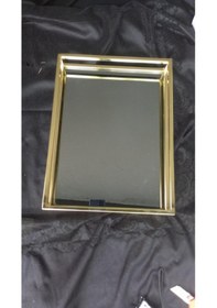 Resim Tepsi Aynalı Sunum 40x30 Gold Diğer 