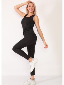 Resim Sauna Termal Atlet Takım Terletici Tayt Atlet Haki 