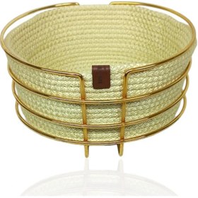 Resim Yuvaralak Ekmek Sepeti Krem 