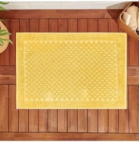 Resim Vionel Ayak Havlusu - Sarı - 40X70 Cm 