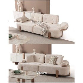 Resim Aras 3+3+1+1 Koltuk Takımı & Oturma Grubu Krem 