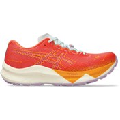 Resim Asics FUJI SPEED 3 Kadın Gri-Pembe Outdoor Koşu Ayakkabısı 1012B689-800 