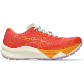 Resim Asics FUJI SPEED 3 Kadın Gri-Pembe Outdoor Koşu Ayakkabısı 1012B689-800 