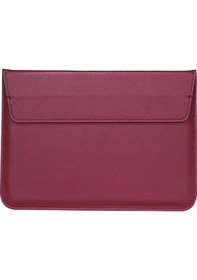 Resim NovStrap Apple Uyumlu MacBook Air M1 A2337 13 inç Deri Kılıf Çanta Sleeve Standlı İçi Kumaş 