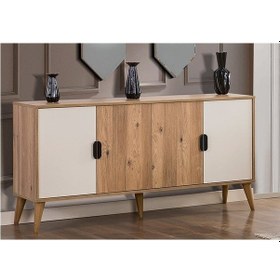 Resim Dardason Sena Aynasız Konsol Meşe 