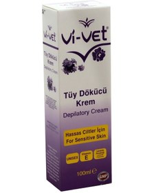 Resim Vi-Vet Hassas Ciltler için Unisex Tüy Dökücü Krem 100 ML 