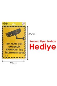 Resim LOREX Lr-os30d Caydırıcı Alarm Sireni Kamera İle İzlenmektedir Uyarı Ikaz Levhası 