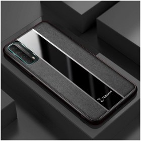 Resim Zebana Huawei P Smart 2021 Uyumlu Kılıf Premium Deri Kılıf Siyah 