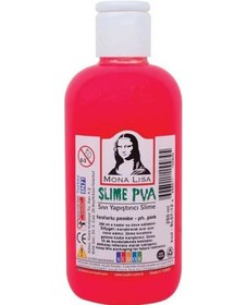 Resim Südor Mona Lisa Slime Jeli 250 Ml. Fosforlu Pembe 