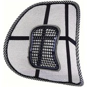 Resim Elmpaly Siyah Ergonomik Araç Ofis Bel Yastığı Ağrı Yorgunluk Giderme 