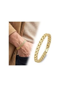 Resim Premium Altın Renk Çelik Bileklik 31831g1d4m Altın 