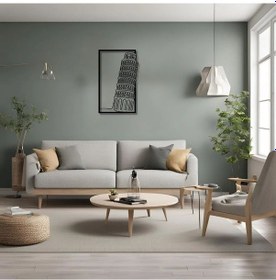 Resim Duvar Dekoru Hediyelik Pisa Kulesi Metal Duvar Tablosu Wonder Of The World 