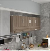 Resim Kenzlife hazır mutfak perenna crd 060*180*22 mutfak banyo dolabı kapaklı raflı 