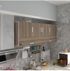 Resim Kenzlife hazır mutfak perenna crd 060*180*22 mutfak banyo dolabı kapaklı raflı 