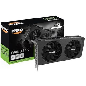 Resim Inno3d Geforce Rtx 5060 Twın X2 Oc V2 8gb Gddr7 128bit Dlss 4 Ekran Kartı 