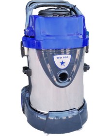 Resim CLEANVAC Wd803 Sanayi Tipi Üç Motorlu Sessiz Islak Kuru Süpürge 