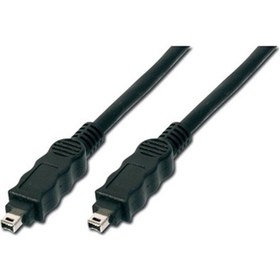 Resim Firewire 400 Ieee 1394 Kablo, 4 Pin Erkek / 4 Pin Erkek, 1.80 Metre, Awg: 28, Ieee 1394-2008, Ul, Siyah Renk -18619 
