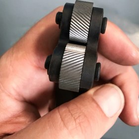 Resim Fanxicm Çelik Torna Kesici Takım Tutucu Ocak Tırtıllı Bıçak + Tırtıllı Tekerlek 0.4mm Hss Iç Delik Kabartma Tekerlek (Yurt Dışından) 