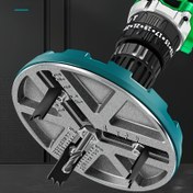 Resim Ayarlanabilir Delik Testeresi, 4.32-12.7cm Çap, Metal Malzeme, Ahşap, Plastik, Astar, İnce Metal için Manuel El Delik Kesici, Elektrik Gerektirmez 