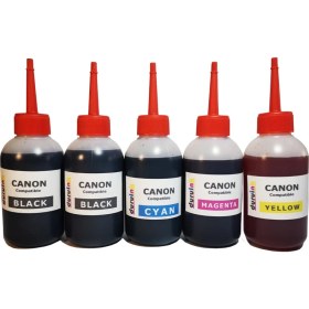 Resim Duruink Canon MP492 MP495 MP499 (Pg 510 cl 511) Kartuş Dolum Seti 5 Li Set 5X100ML Mürekkep 