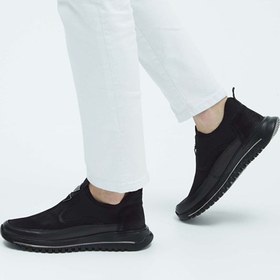 Resim Kemal Tanca Tamer Tanca Erkek Hakiki Deri Siyah Sneakers & Spor Ayakkabı 